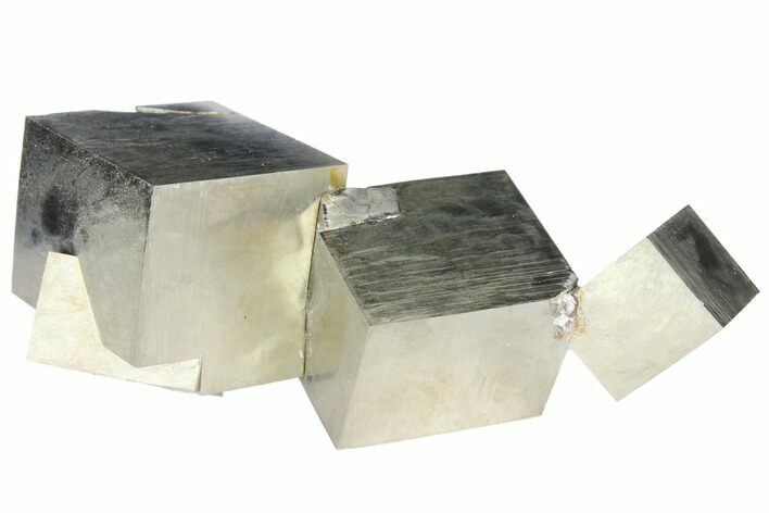Natural Pyrite Cube Cluster From Spain #97892